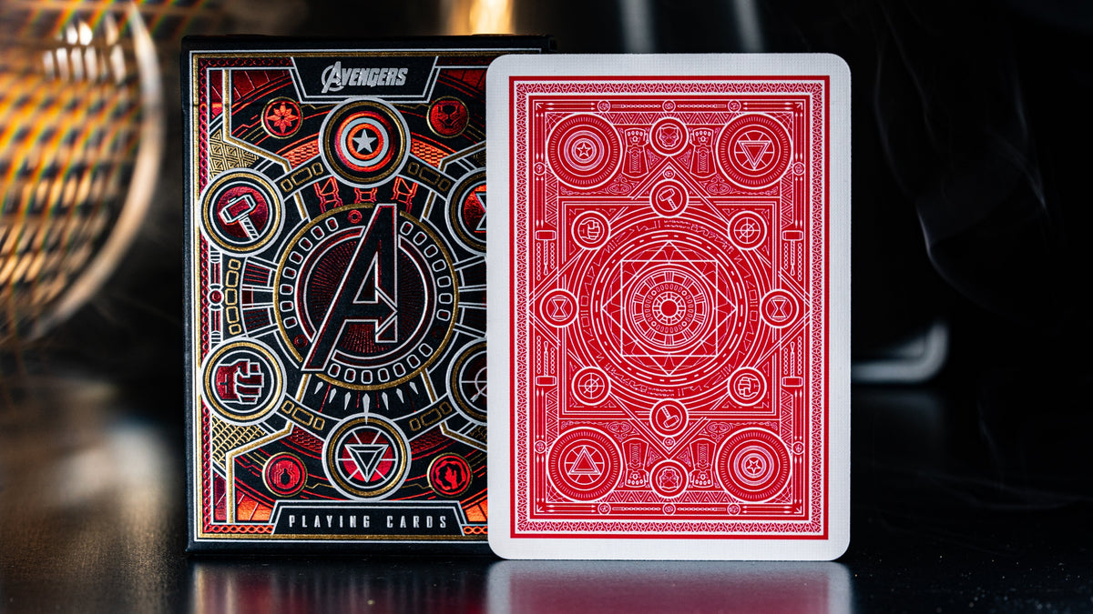 Theory 11 Avengers Playing Cards - Red