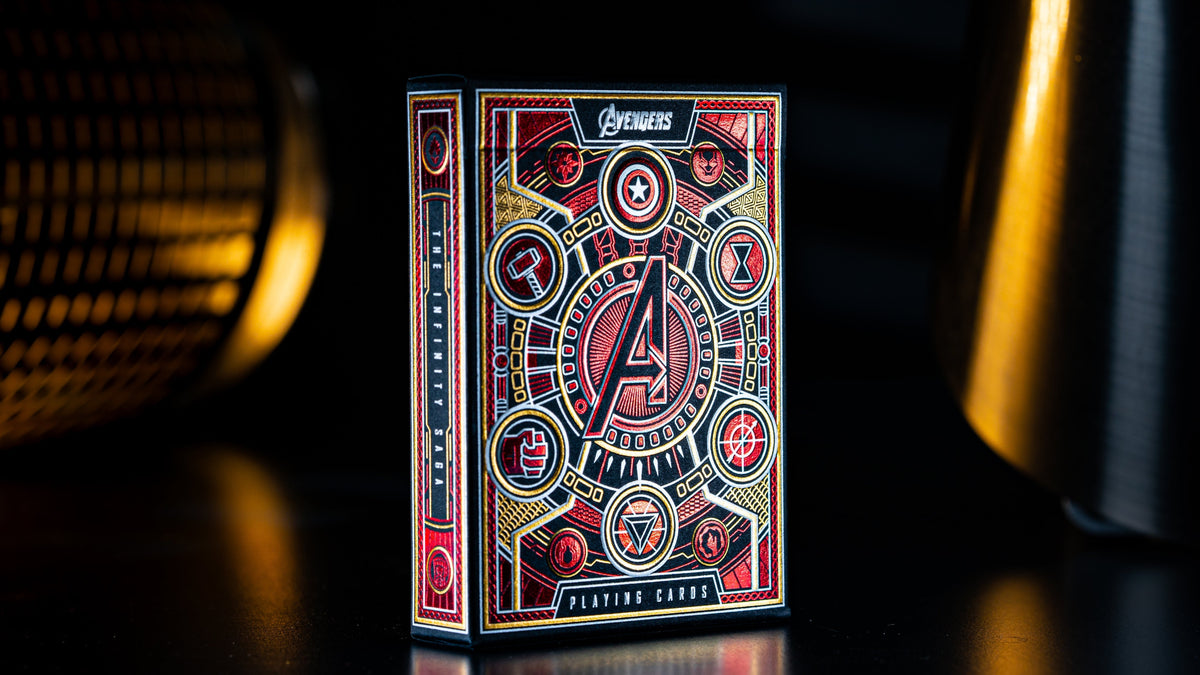 Theory 11 Avengers Playing Cards - Red