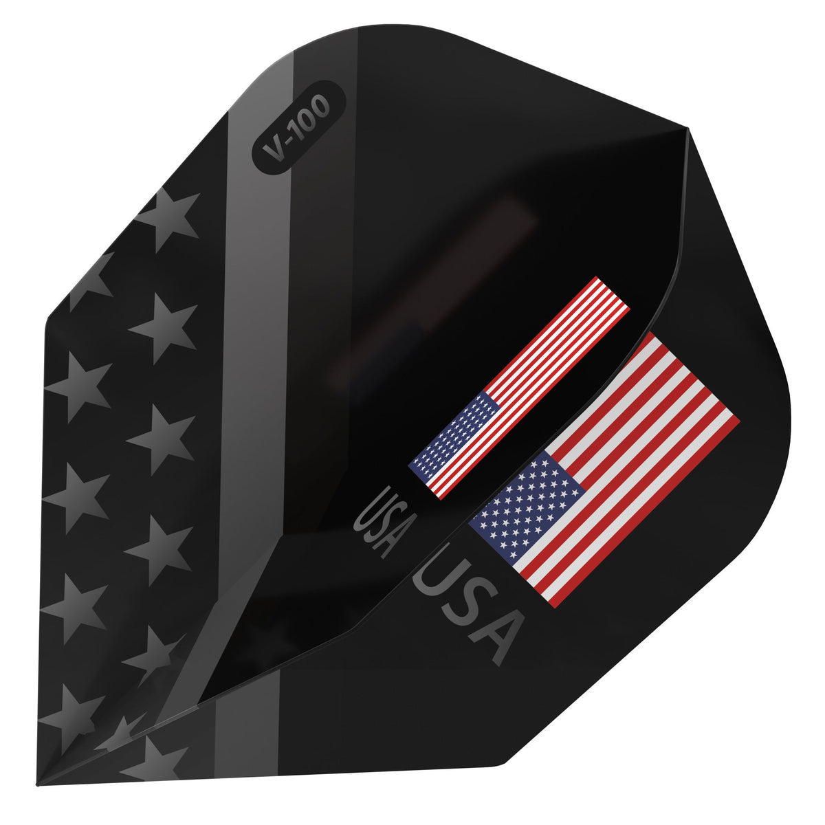 Viper V-100 Dart Flights American Flag Monochrome USA Standard