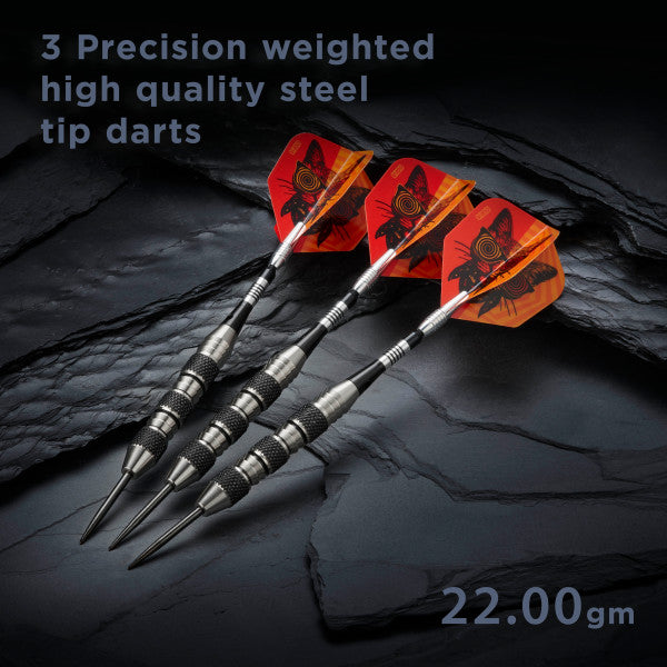 Viper The Freak Darts Steel Tip Darts Knurled and Shark Fin Barrel 22 Grams - view 2
