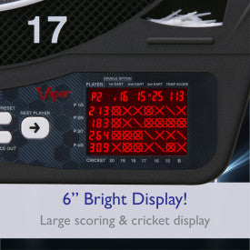 Viper Ion Illuminated Electronic Dartboard, 15.5" Regulation Target - view 5