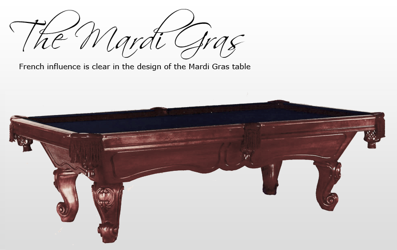 Golden West Billiards Mardi Gras Pool Table
