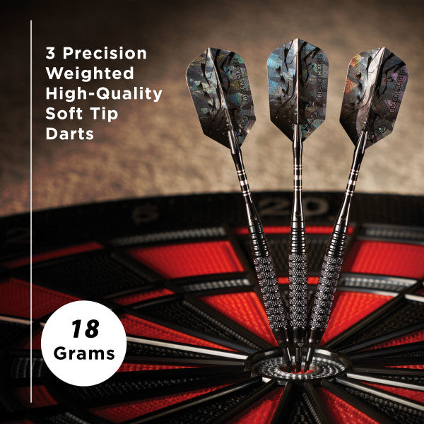 Viper Black Magic Soft Tip Darts 10 Knurled Rings 18 Grams - view 4