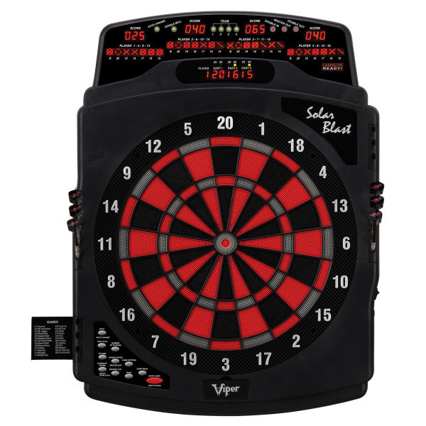 Viper Solar Blast Electronic Dartboard, 15.5" Regulation Target