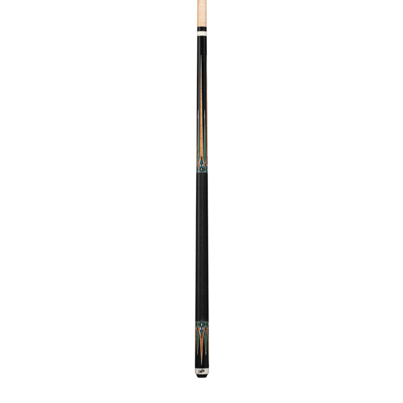 Dufferin - BLK W/ LT ANTQ MPL, MLCHTE, BLU & WHT RCN, LINEN Pool Cue - view 2
