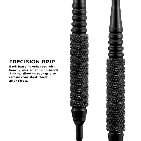 Viper Black Magic Soft Tip Darts 10 Knurled Rings 18 Grams - view 3