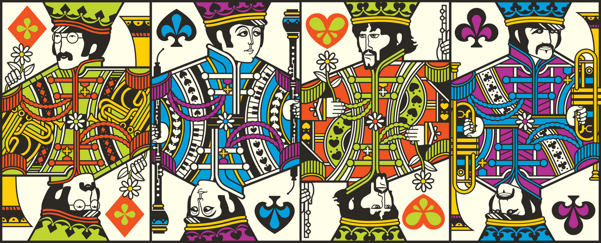 Theory11 THEORY 11 The Beatles Playing Cards - view 7