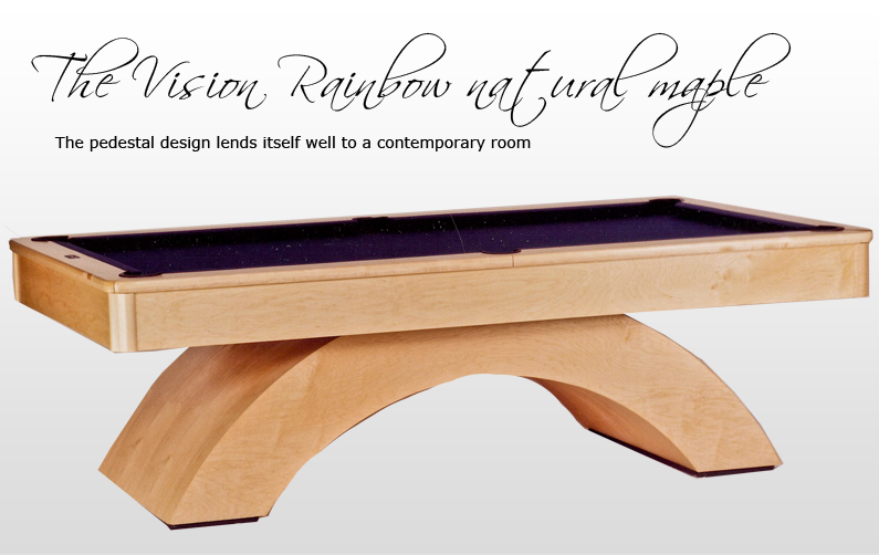 Golden West Billiards Vision Rainbow Pool Table