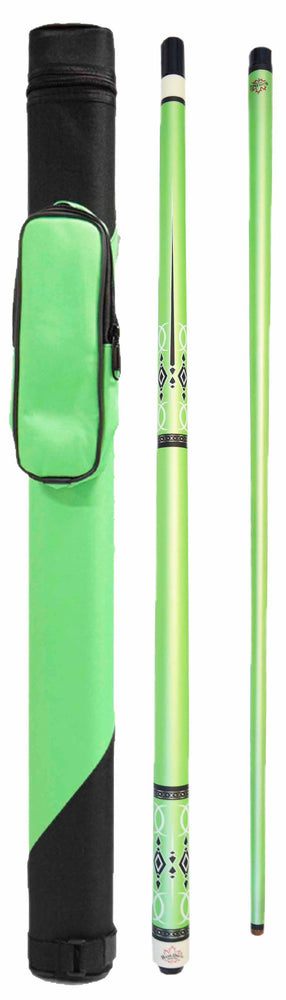 Package Deal - Green Graphite Cue & 1x1 Case