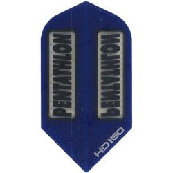 Pentathlon Hd150 Dart Flights - 150 Micron Slim Blue