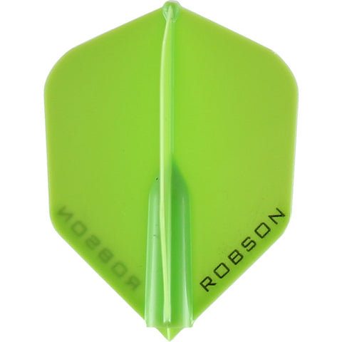 Robson Plus Dart Flights - Shape Green