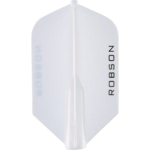 Robson Plus Dart Flights - Slim White