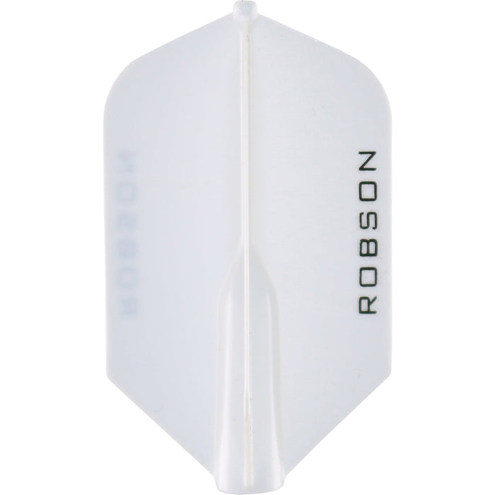 Robson Plus Dart Flights - Slim White