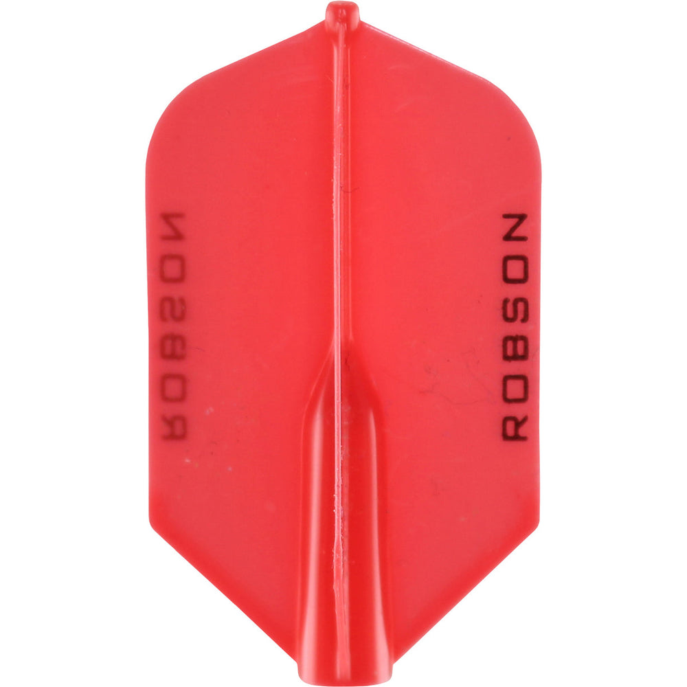 Robson Plus Dart Flights - Slim Red