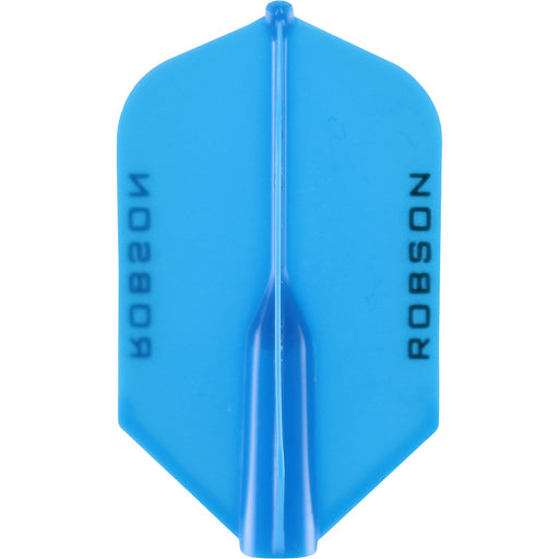 Robson Plus Dart Flights - Slim Blue