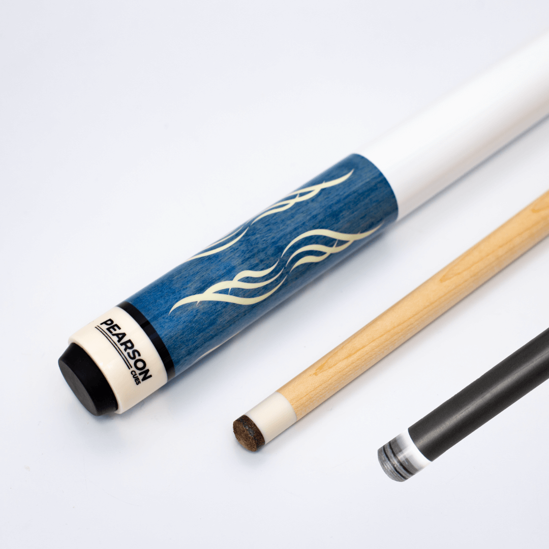Pearson PK Carbon Clear Cue Blue w White Handle 19oz 12.4mm