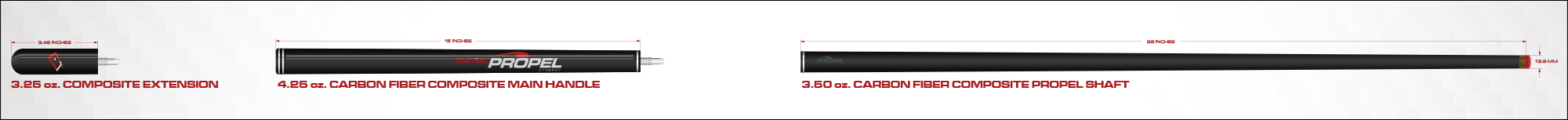 Cynergy Propel Jump Cue - Galaxy Gray