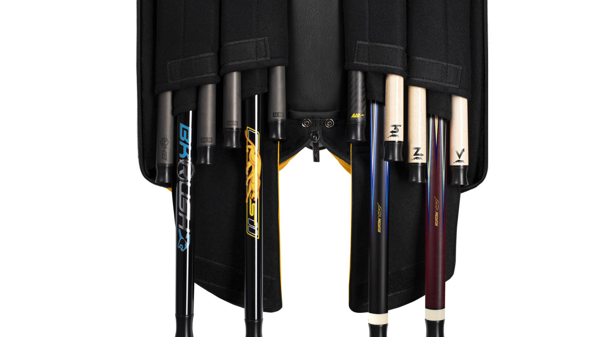 Predator Pool Cue Case - Roadline Black/Yellow Soft - 4x8 - view 4