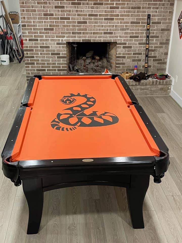 Custom Printed Pool Table Cloth