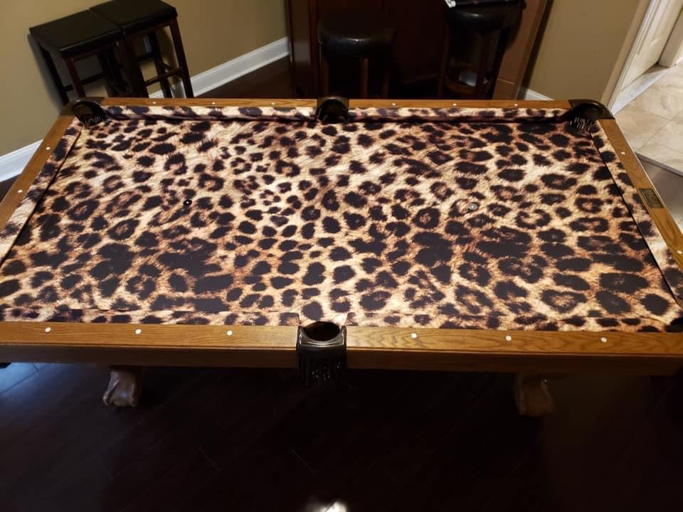 Custom Printed Pool Table Cloth
