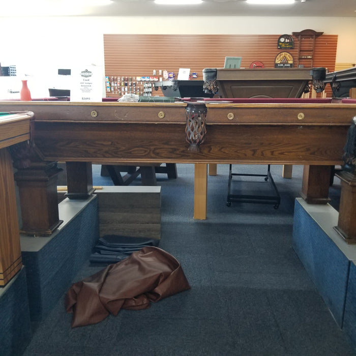 USED OS 8' 1905 Brunswick Pool Table