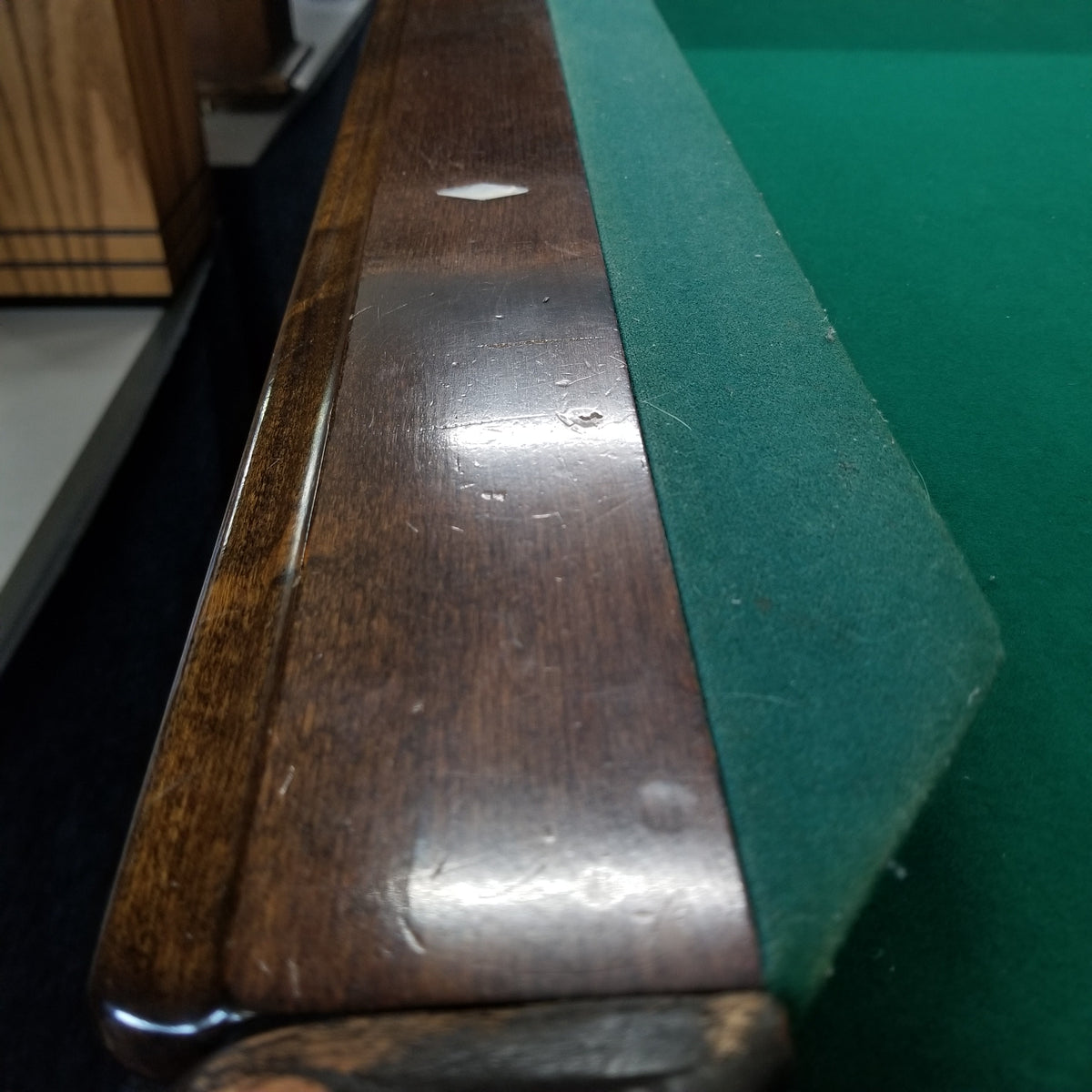 USED 8' GWB Delta Queen W/St. Regis Leg pool table - view 7