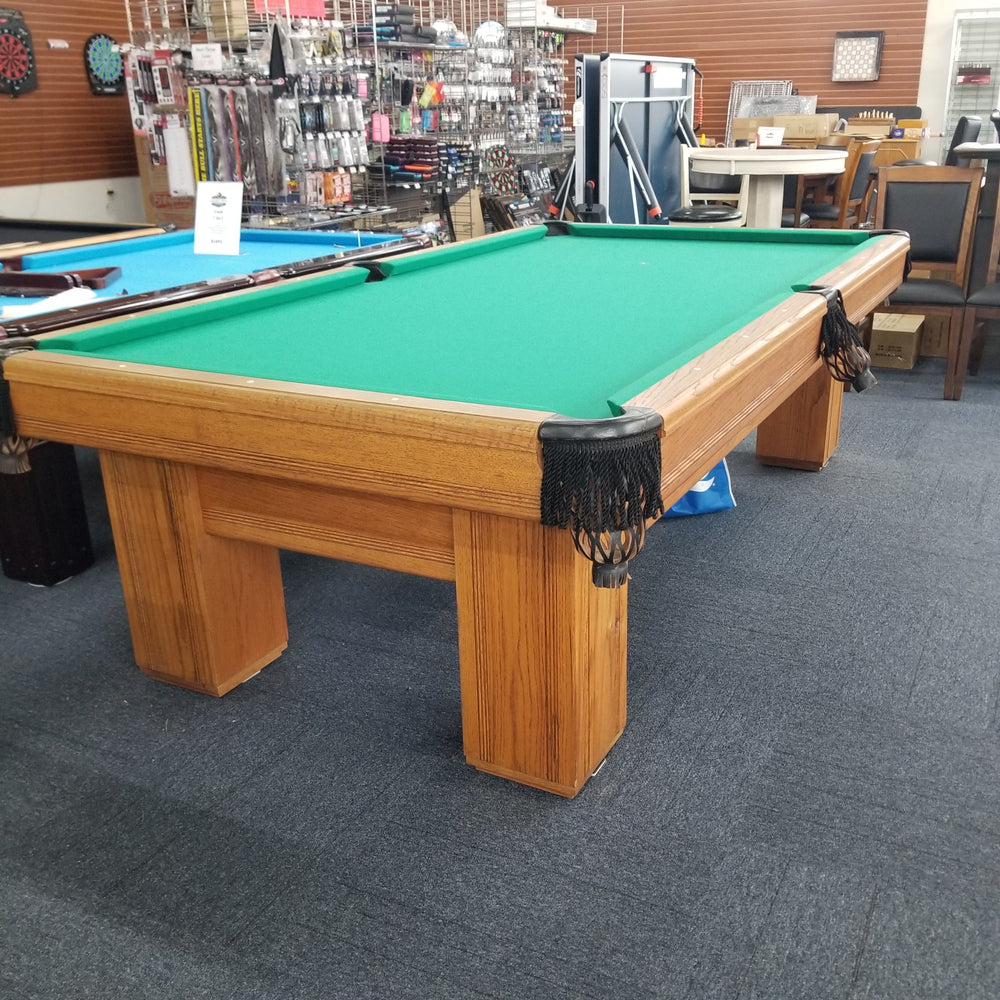 USED 9' Square legged pool table