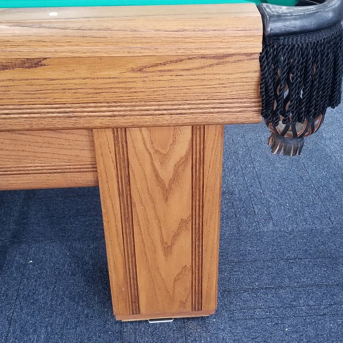 USED 9' Square legged pool table