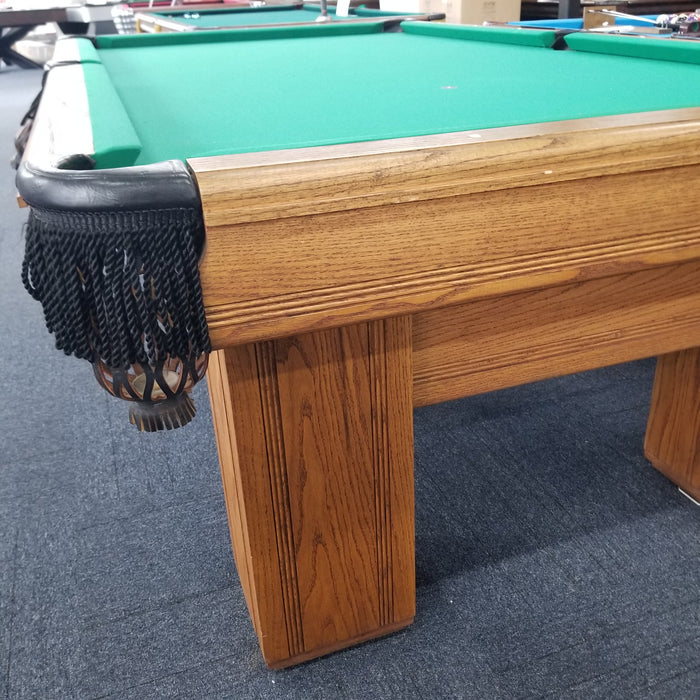 USED 9' Square legged pool table