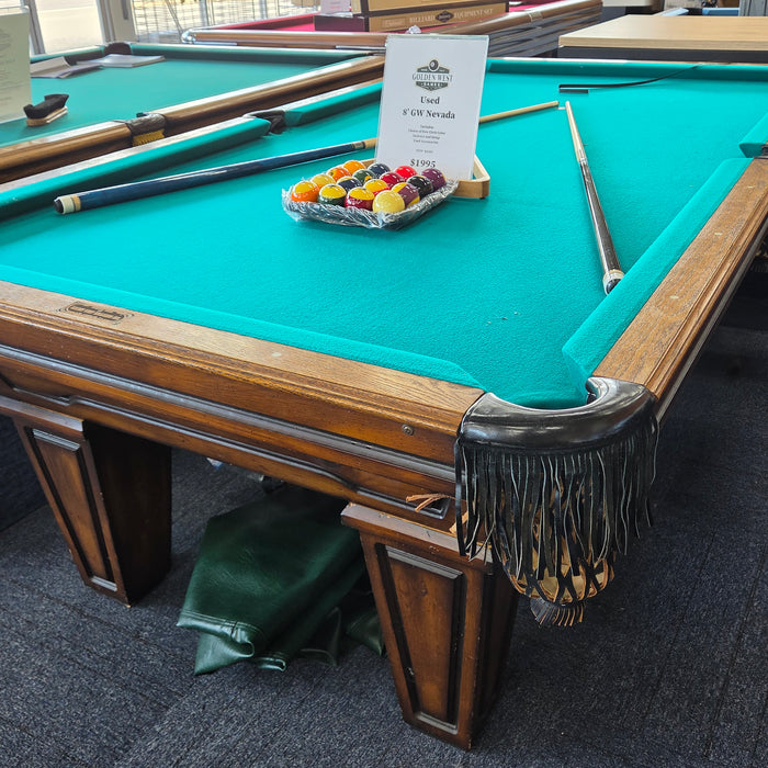 Used 8' Golden West Billiards Nevada