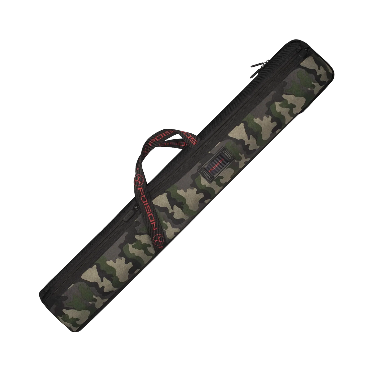 Poison Camo 2x4 Hard Cue Case - Green Camo