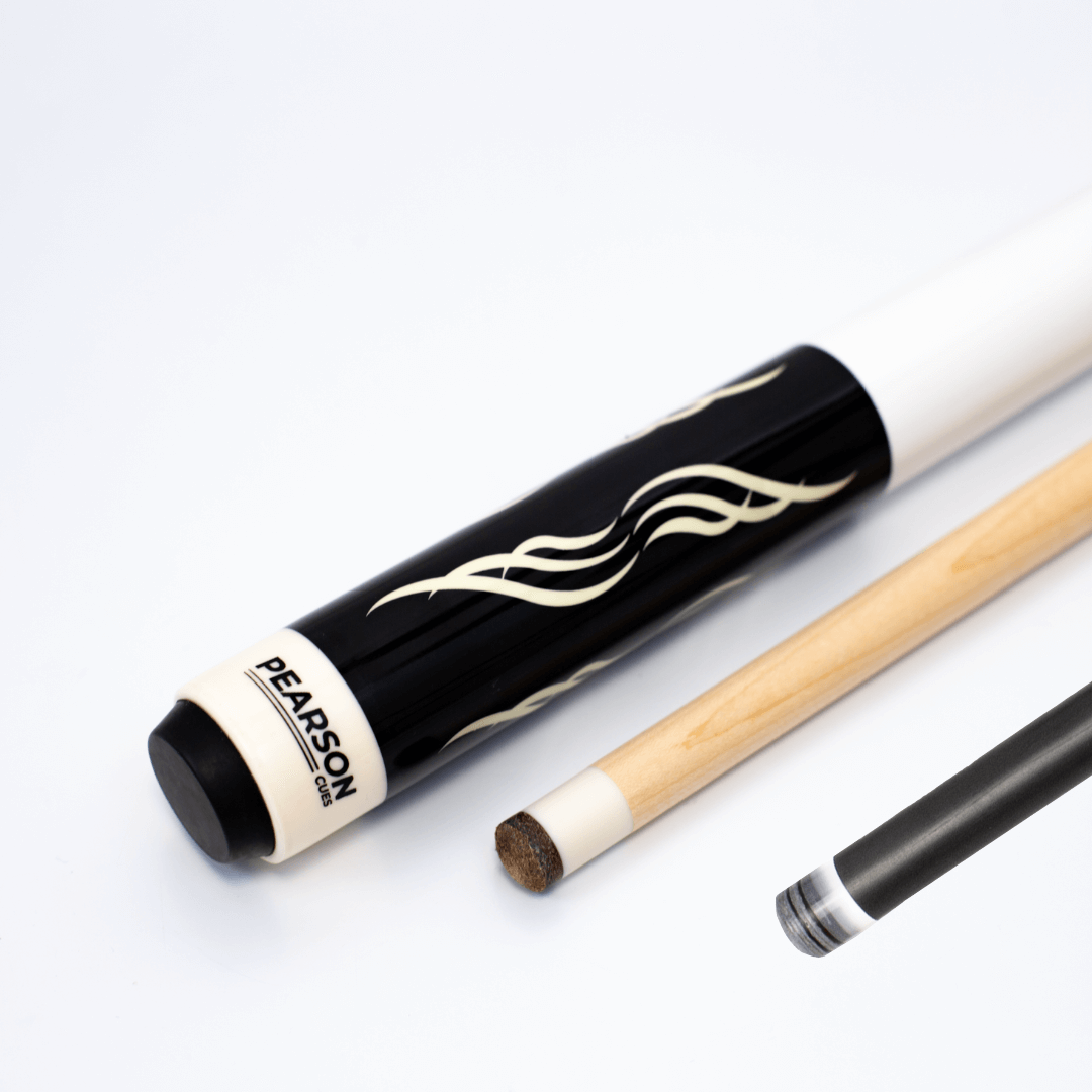 Pearson PK Carbon Clear Cue Black with White Handle 21oz 11.8mm