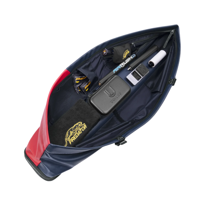 Predator Urbain 2x4 Soft Cue Case - Blue/Red - image 2