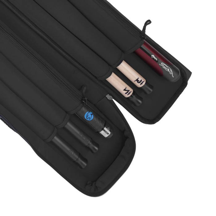 Predator Urbain 2x4 Soft Cue Case - Blue/Red - image 3