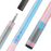 Poison Candy Sugar pool cue, pink and light blue