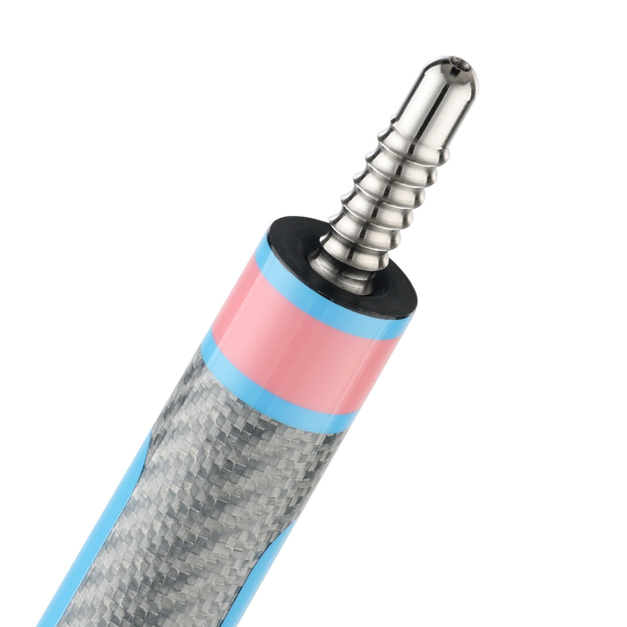 Poison Candy Sugar pink and light blue Radial pin
