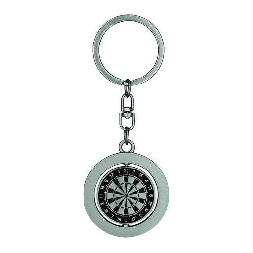 Spinning Dartboard Key Chain
