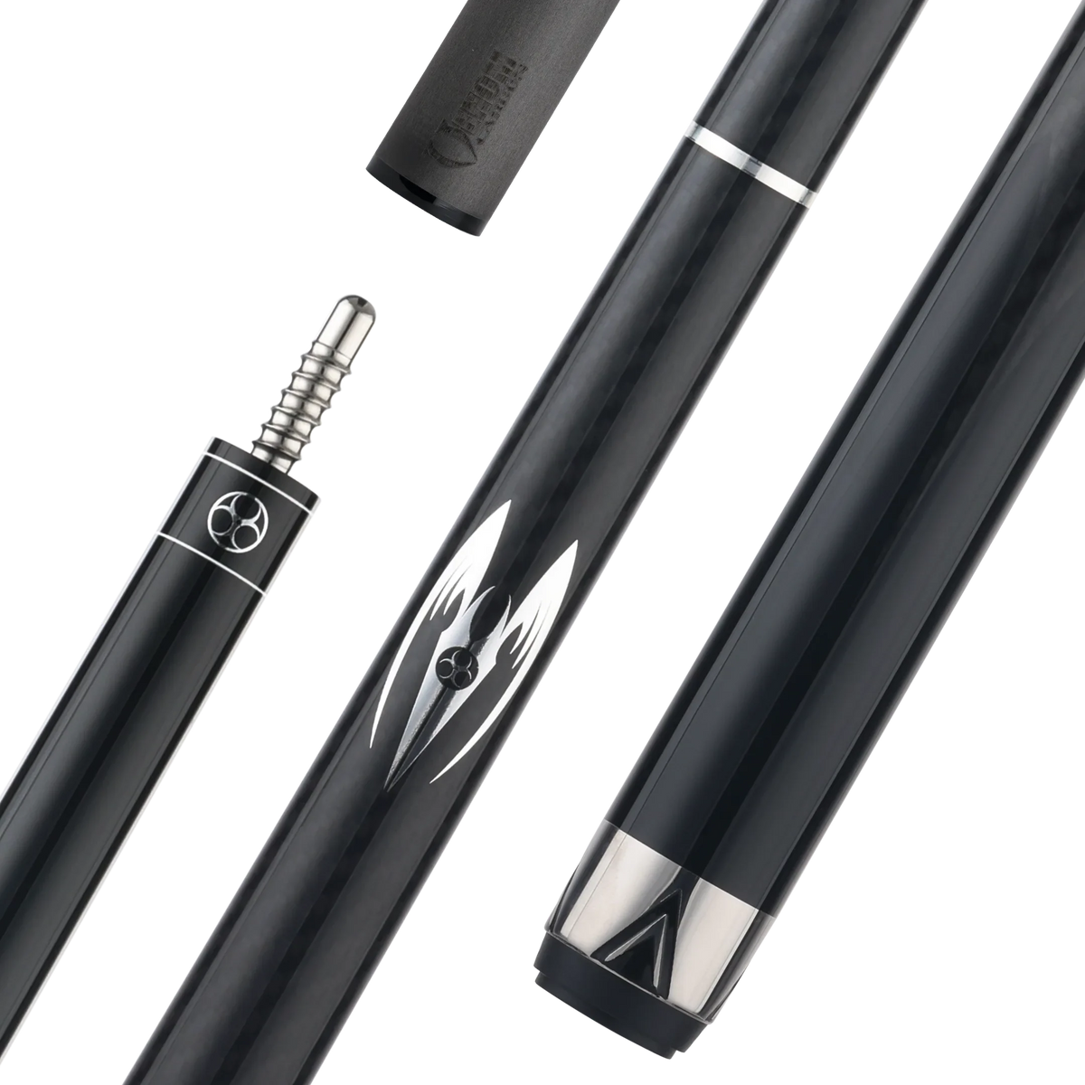 Poison Maelith pool cue, black/black no wrap