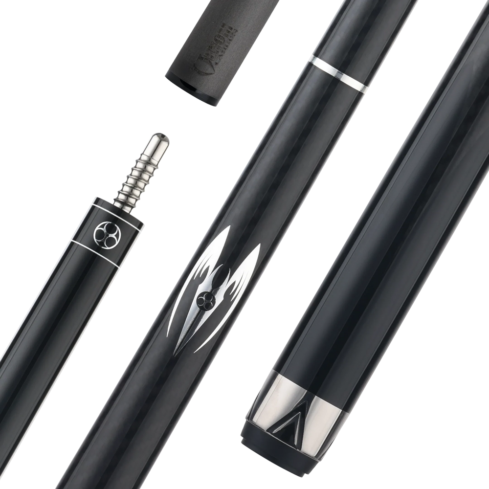 Poison Maelith pool cue, black/black no wrap