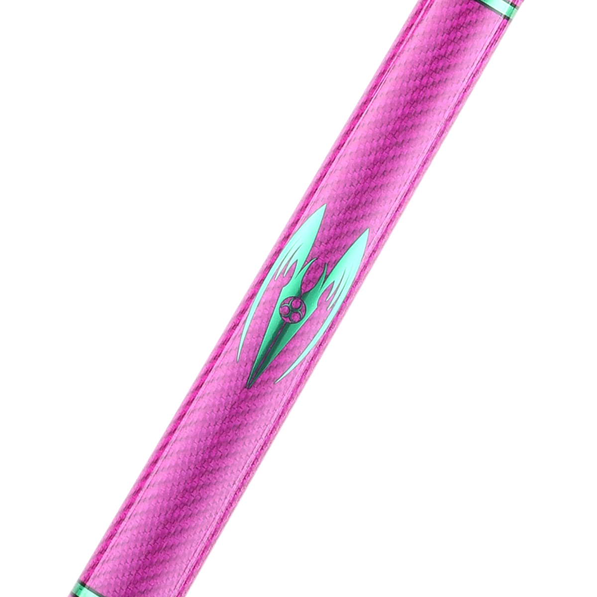 Poison Maelith Pool Cue with Carbon Fiber Shaft - Pink/Black - No Wrap