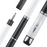 Poison Maelith pool cue, white/black vinyl wrap
