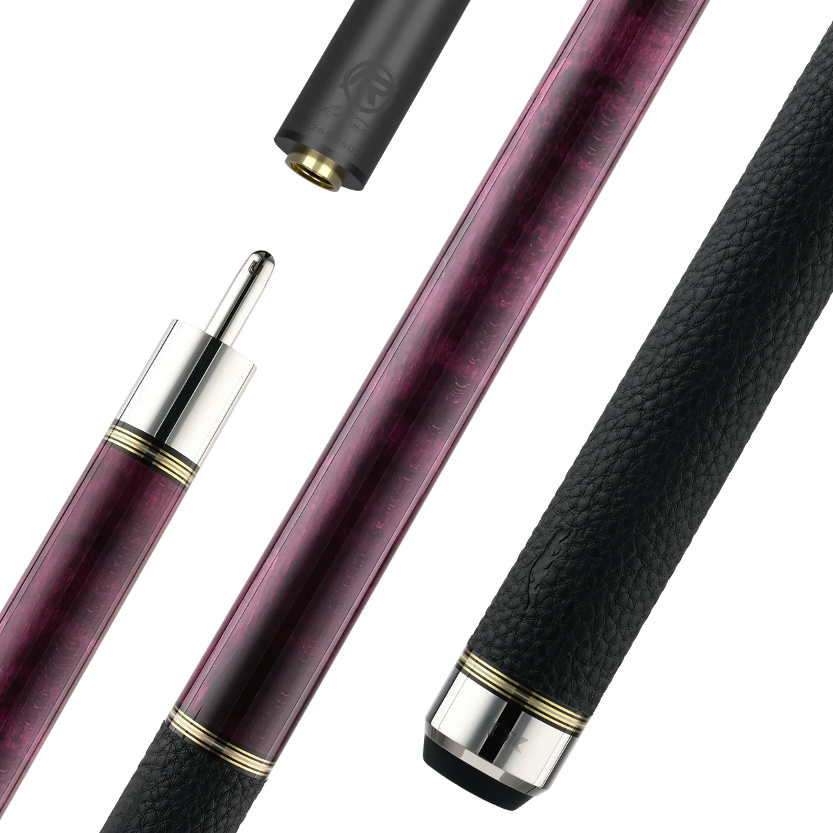 Predator 10K Purple Pool Cue - Leather Luxe Wrap