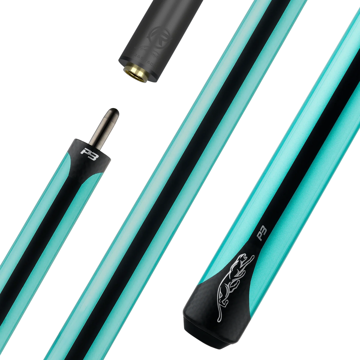 Predator P3 Teal Pool Cue - No Wrap