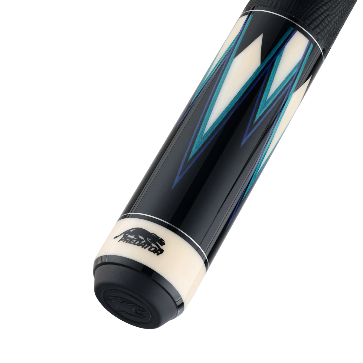 Predator Limited True Splice 16 Pool Cue - Ebony with Blue/Teal Points