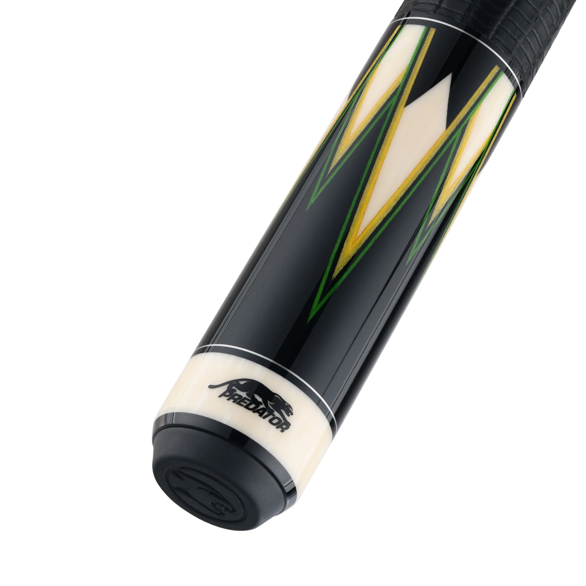 Predator Limited True Splice 16 Pool Cue - Ebony with Green/Yellow Points