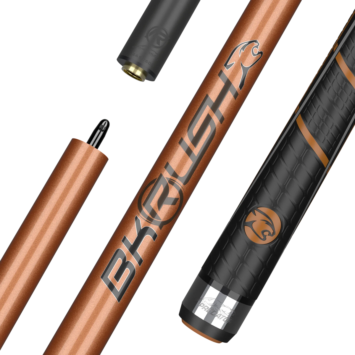 Predator BK Rush Tiger Eye Break Cue - Sport Wrap