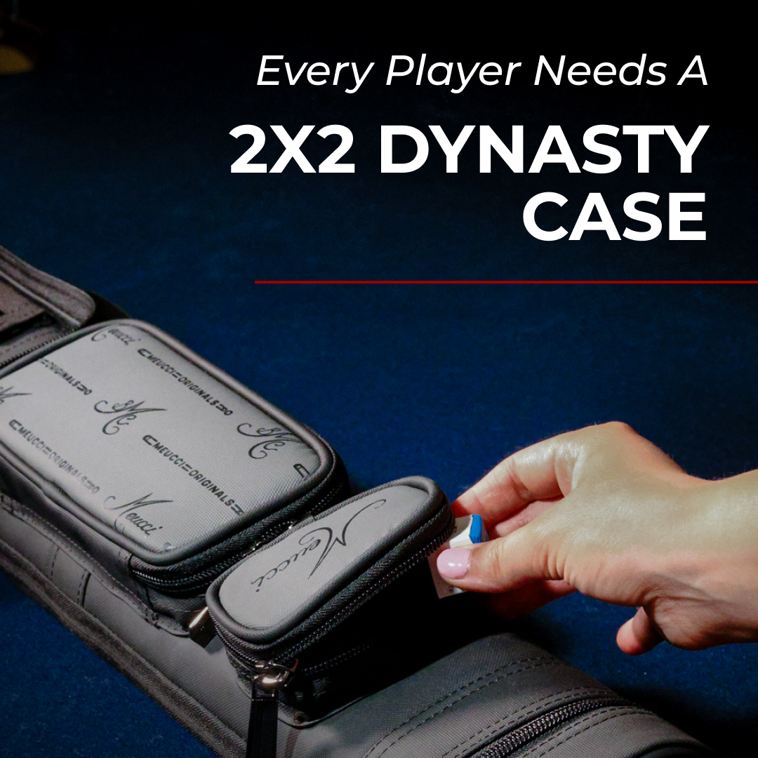 Meucci Dynasty 2x2 Hard Pool Cue Case - image 2