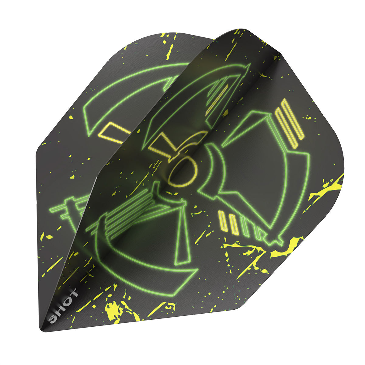 Shot Darts Biohazard Dart Flight Set - Small Standard