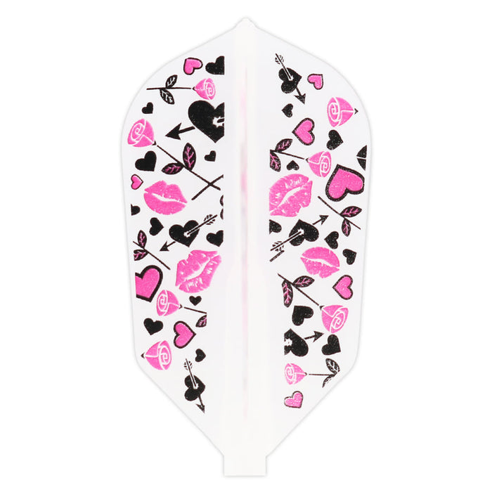 Fit Flight Love Struck Dart Flights - Slim Natural