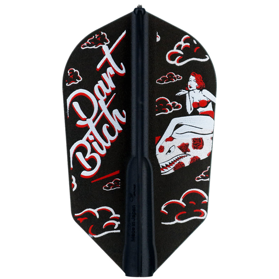 Fit Flight Pin Up Dart Bitch Dart Flights - Slim